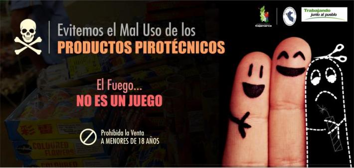 EVITEMOS EL MAL USO DE LOS PRODUCTOS PIROTÉCNICOS