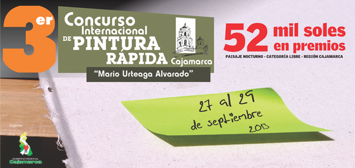 3er Concurso Internacional de Pintura Rápida Cajamarca 2013