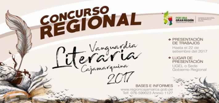 BASES DEL CONCURSO CONCURSO REGIONAL  “VANGUARDIA LITERARIA CAJAMARQUINA”  2017