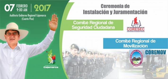 Ceremonia de Instalación y Juramentación CORESEC y COREMOV 2017
