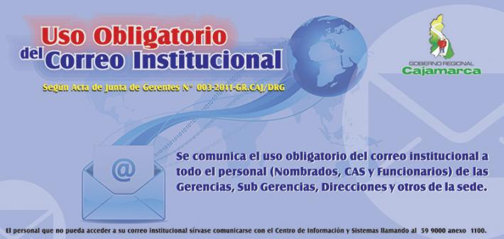 Uso Obligatorio de Correo Institucional