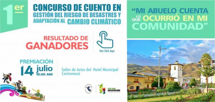 RESULTADO DE GANADORES DEL PRIMER CONCURSO DE CUENTO “MI ABUELO CUENTA LO QUE OCURRIÓ EN MI COMUNIDAD”