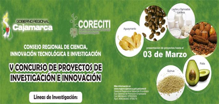 V Concuros de Proyectos de Investigación e Innovación